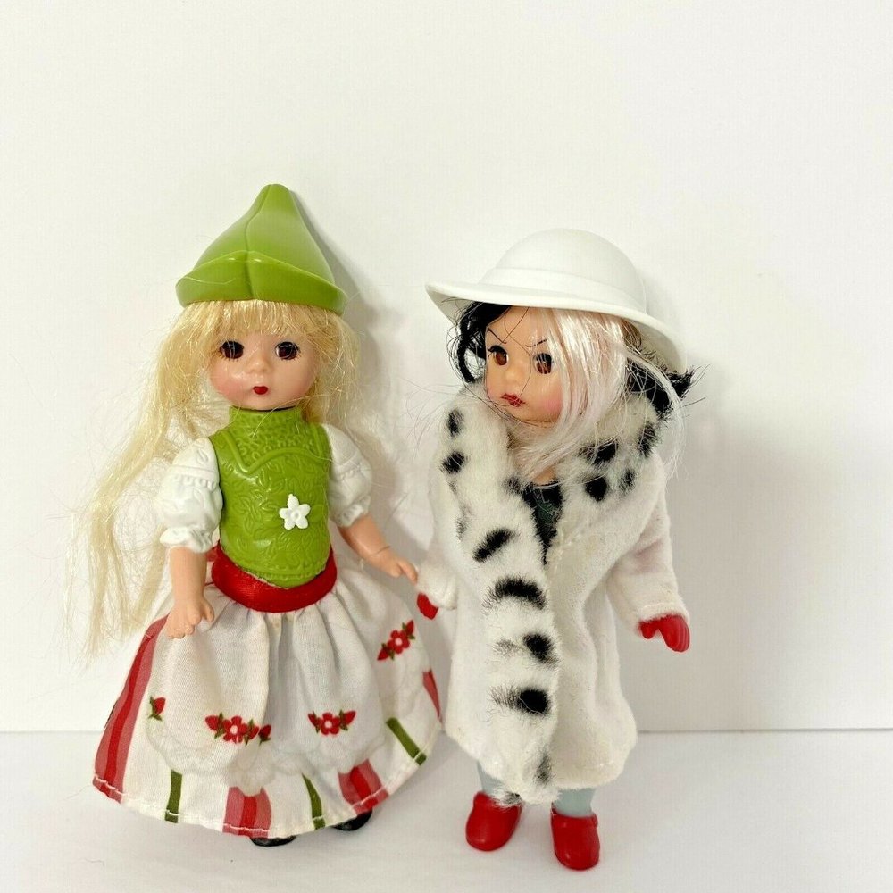 Vintage McDonalds Toys Madam Alexander Disney 5 Inch Mini Dolls Cruella DeVille